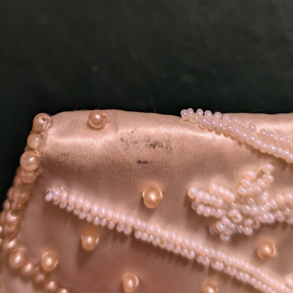 Vintage Sarne white beaded clutch - Picture 10 of 10